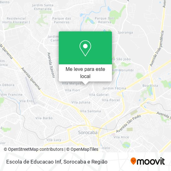 Escola de Educacao Inf mapa