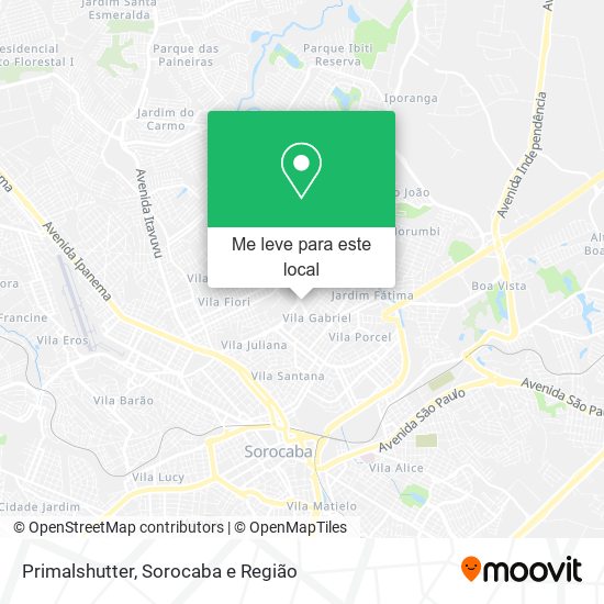 Primalshutter mapa