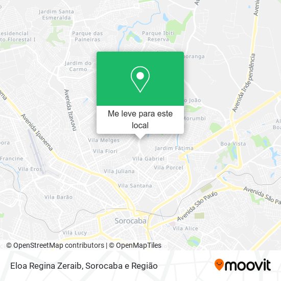 Eloa Regina Zeraib mapa