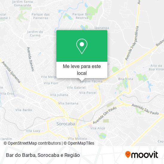 Bar do Barba mapa