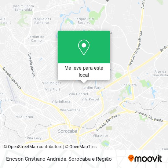 Ericson Cristiano Andrade mapa