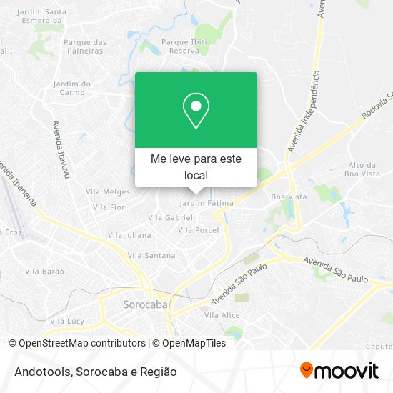 Andotools mapa