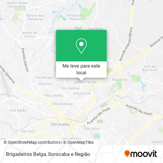 Brigadeiros Belga mapa