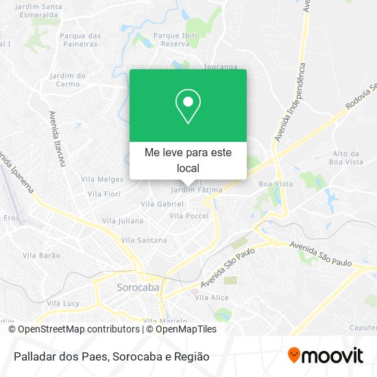 Palladar dos Paes mapa
