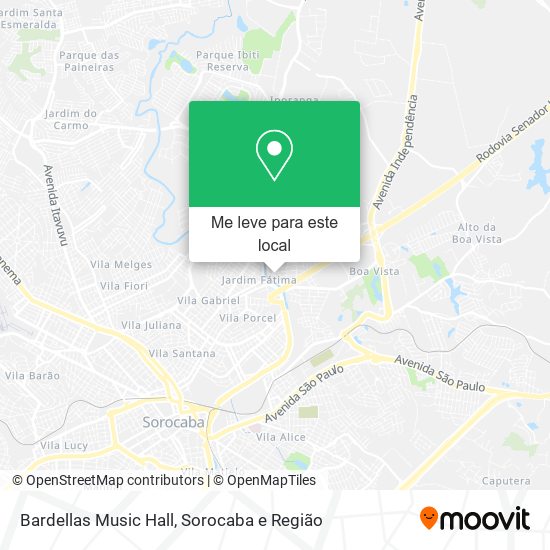 Bardellas Music Hall mapa