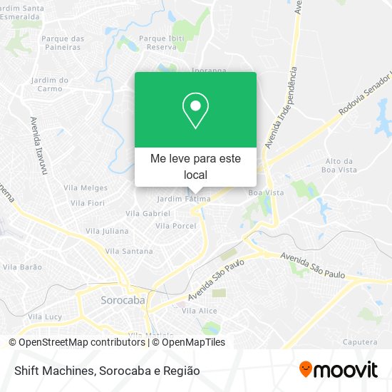 Shift Machines mapa