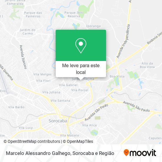 Marcelo Alessandro Galhego mapa