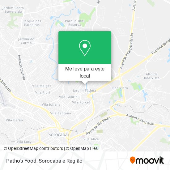 Patho's Food mapa