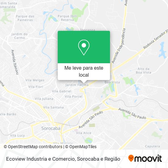 Ecoview Industria e Comercio mapa