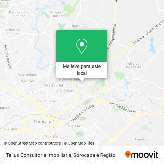 Tellus Consultoria Imobiliaria mapa