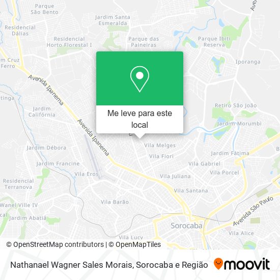 Nathanael Wagner Sales Morais mapa