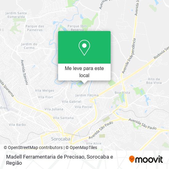 Madell Ferramentaria de Precisao mapa
