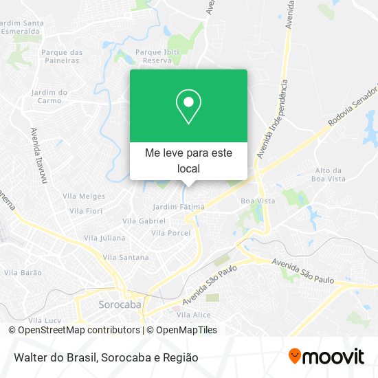 Walter do Brasil mapa