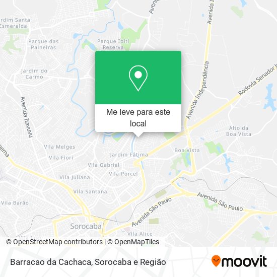 Barracao da Cachaca mapa