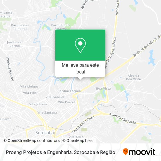 Proeng Projetos e Engenharia mapa