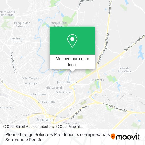 Plenne Design Solucoes Residenciais e Empresariais mapa