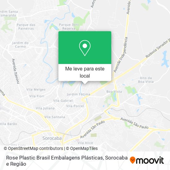 Rose Plastic Brasil Embalagens Plásticas mapa