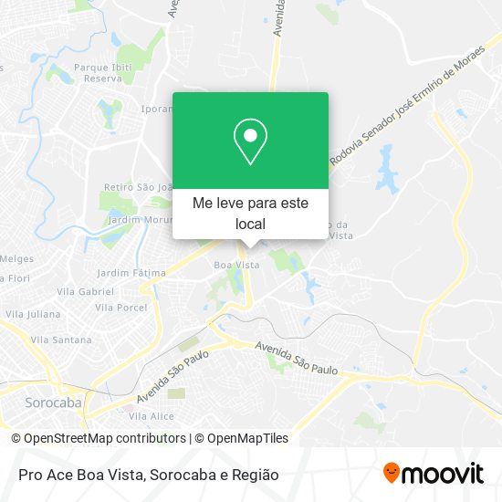 Pro Ace Boa Vista mapa