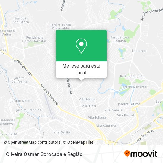 Oliveira Osmar mapa