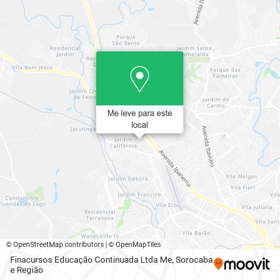 Finacursos Educação Continuada Ltda Me mapa