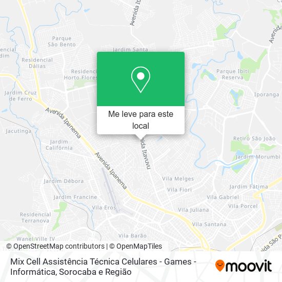 Mix Cell Assistência Técnica Celulares - Games - Informática mapa