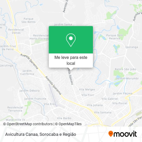 Avicultura Canaa mapa