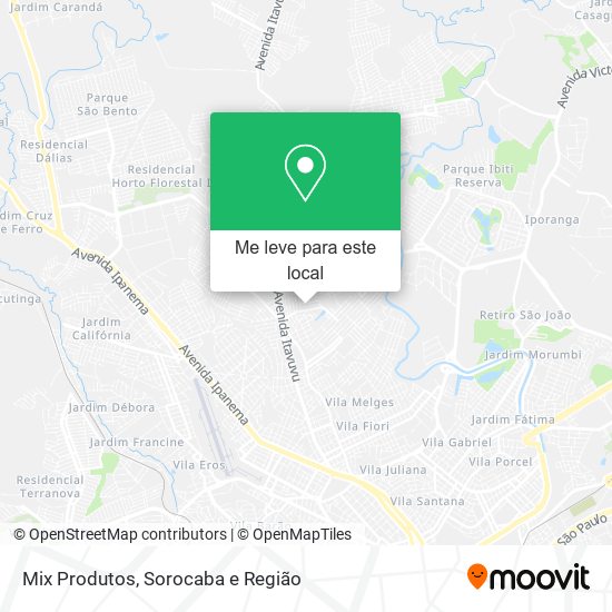 Mix Produtos mapa