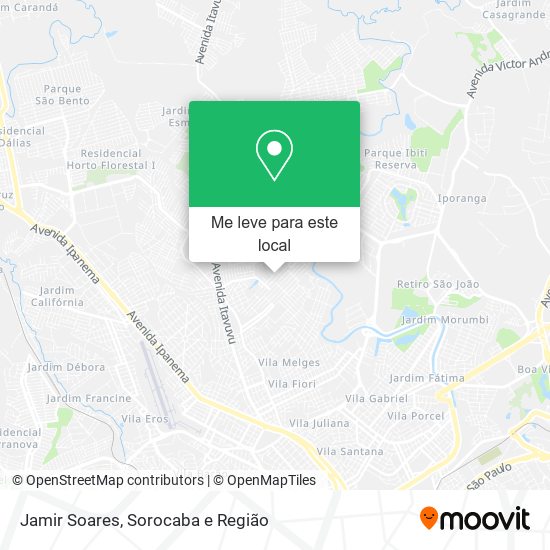 Jamir Soares mapa