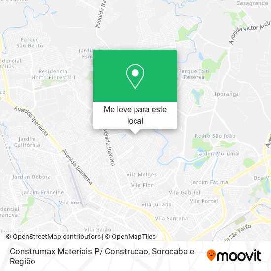 Construmax Materiais P/ Construcao mapa