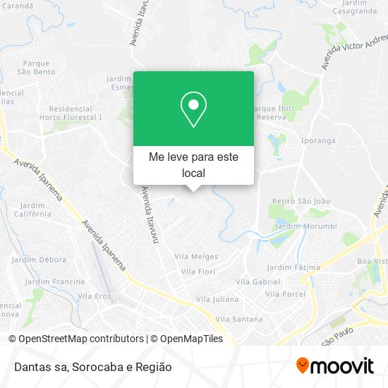 Dantas sa mapa