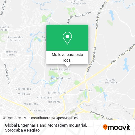 Global Engenharia and Montagem Industrial mapa