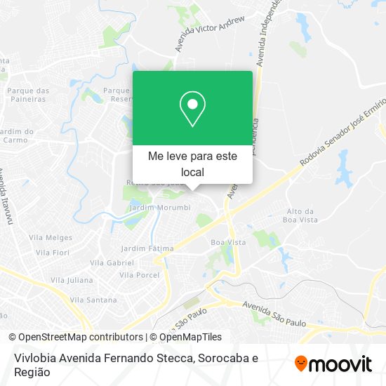 Vivlobia Avenida Fernando Stecca mapa