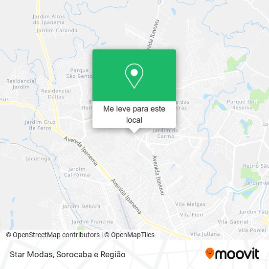 Star Modas mapa