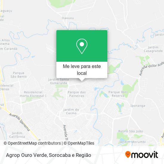 Agrop Ouro Verde mapa