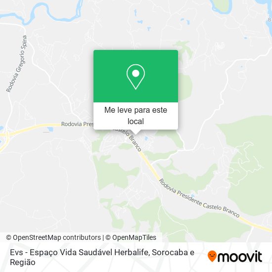 Evs - Espaço Vida Saudável Herbalife mapa