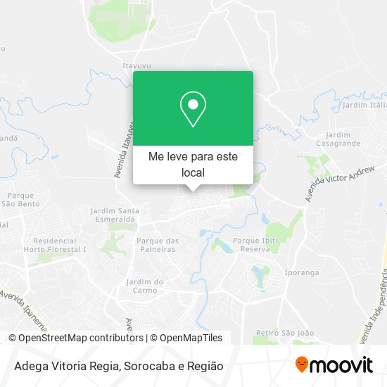 Adega Vitoria Regia mapa