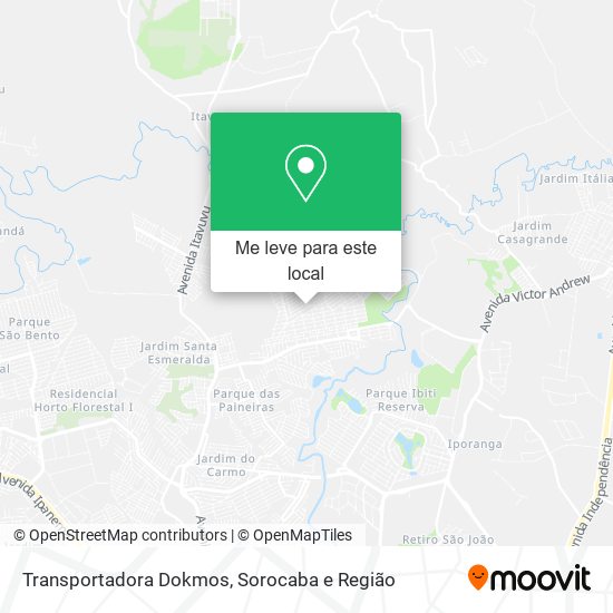 Transportadora Dokmos mapa