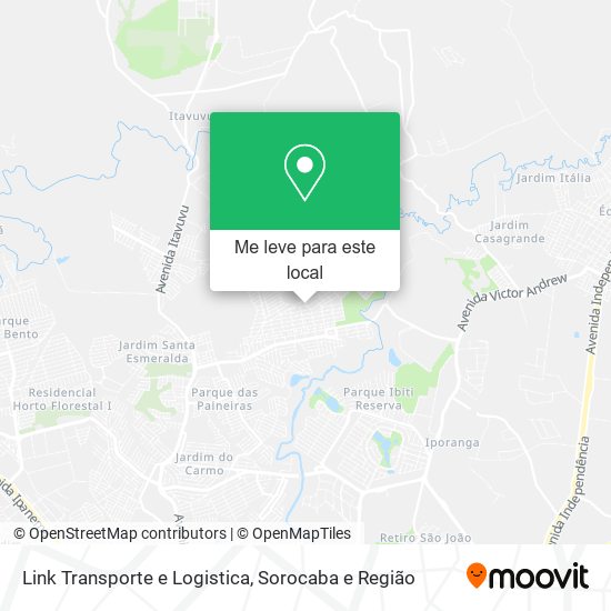 Link Transporte e Logistica mapa