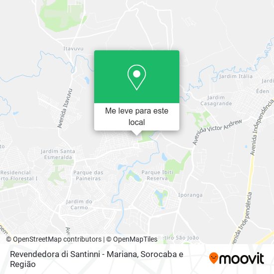 Revendedora di Santinni - Mariana mapa