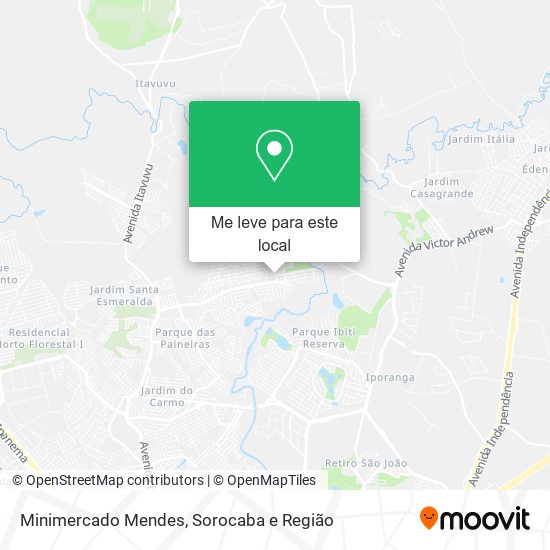 Minimercado Mendes mapa