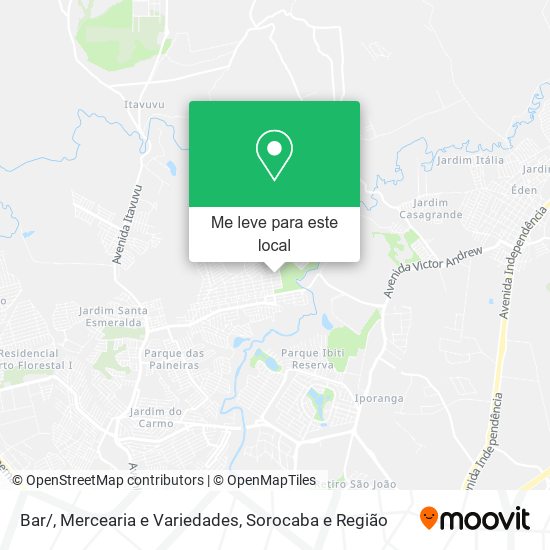 Bar/, Mercearia e Variedades mapa