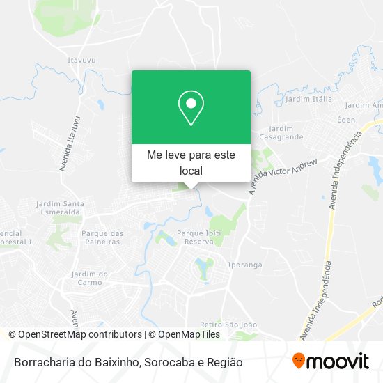 Borracharia do Baixinho mapa