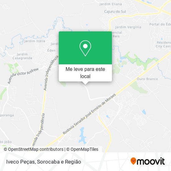 Iveco Peças mapa