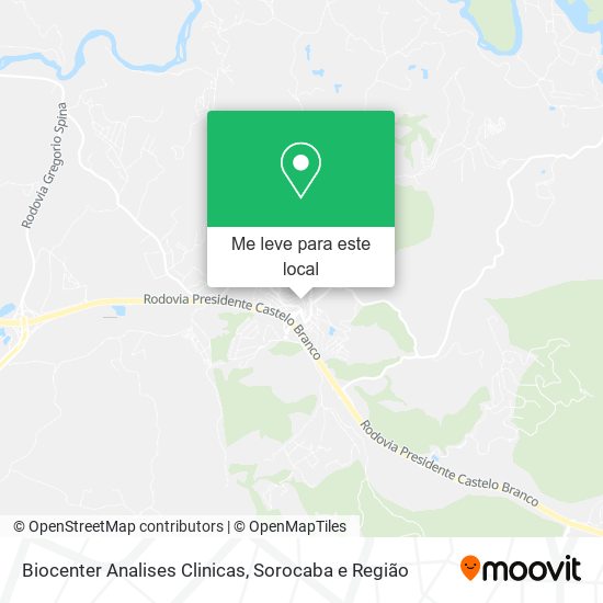 Biocenter Analises Clinicas mapa