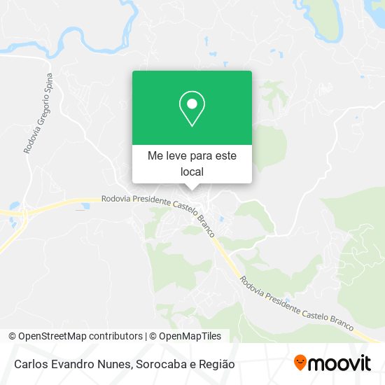 Carlos Evandro Nunes mapa