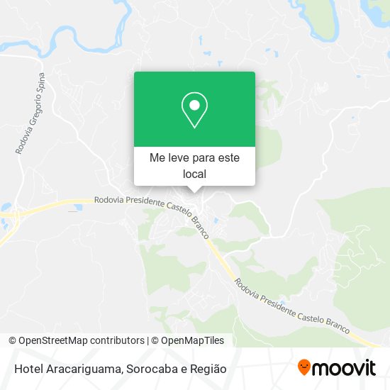 Hotel Aracariguama mapa
