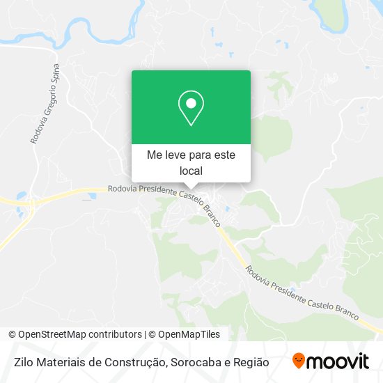 Zilo Materiais de Construção mapa
