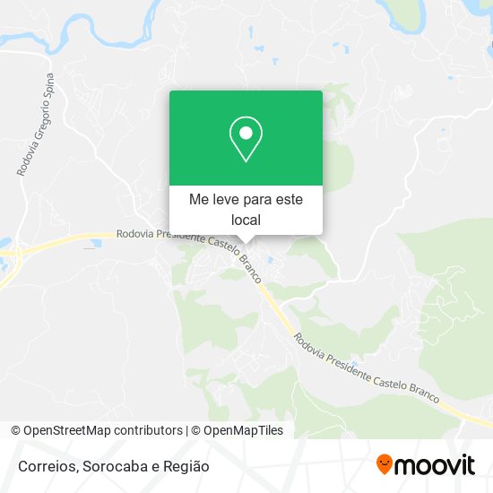 Correios mapa