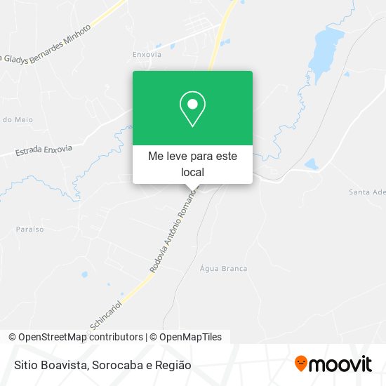 Sitio Boavista mapa