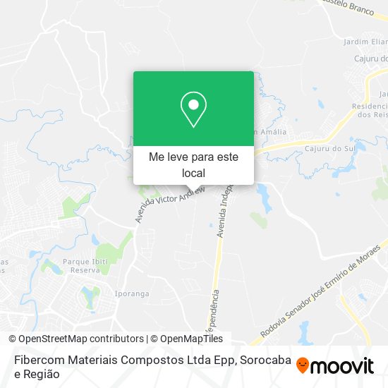 Fibercom Materiais Compostos Ltda Epp mapa